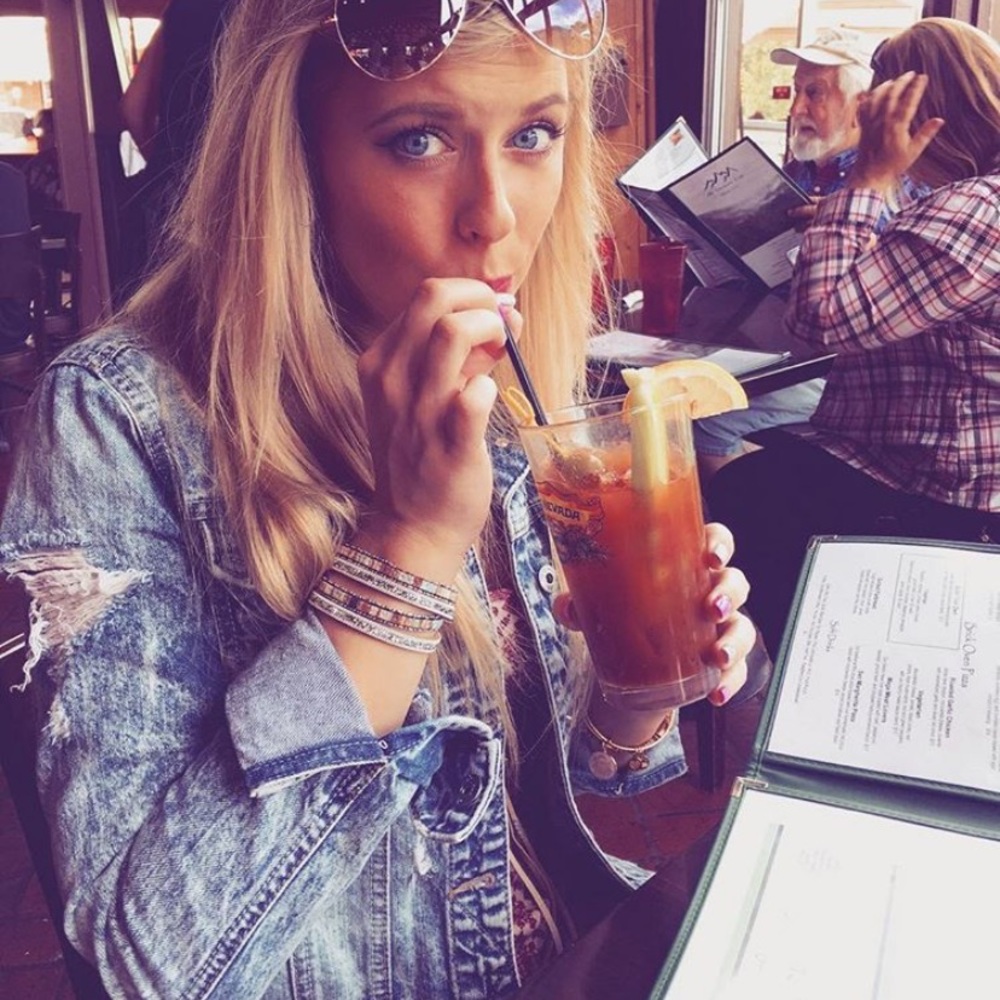 Distressed denim jacket